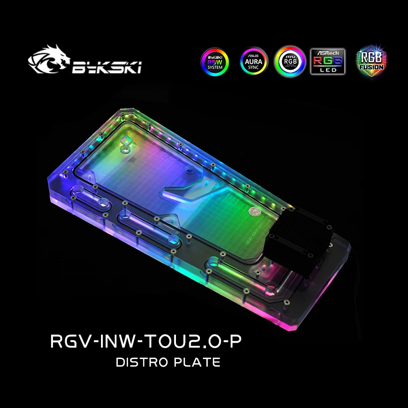 BYKSKI 아크릴 보드 워터 채널 솔루션 IN WIN - Distro Plate Ddc Pump Combo 리뷰 및 가격