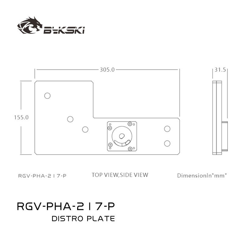 Bykski RGV-PHA-217-P 아크릴 디스트로  - Distro Plate Ddc Pump Combo 리뷰 및 가격